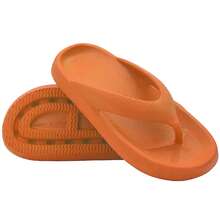 Ladies Beach Sandals - Flip Flops For Women Casual Thong Womens Sandals Comfort Heel Cushion - 橘色 - 查看 5