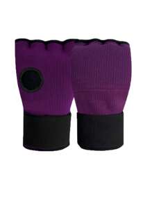 Bandages de boxe avec doublure en éponge, longues sangles pour poignet pour hommes, femmes et jeunes. Protection rembourrée élastique pour le sport, l'entraînement, le Muay Thaï, le MMA, le kick-boxing, les arts martiaux et les entraînements de frappe