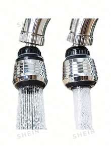 1件装通用水龙头起泡器、水龙头喷头、节水过滤器、防溅水龙头喷头、水龙头分水器、增压水龙头过滤器，厨房和浴室水槽配件 - 銀色短款 - 查看 16