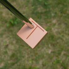 Forged Stainless Steel Golf Putter Right-Handed - Precision Insert Putter, Headcover,Rubber Grip,86.36 Cm, 370G - Brown - View 4