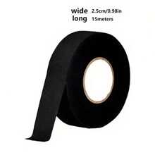 1pc 15m Heat Resistant, Noise Reducing, Flame Retardant Adhesive Tape, For Automotive Cable Harness Protection, Width 9/15/19/25mm - 15 M Length - View 14