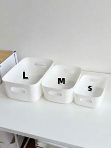 1/5/10件收纳篮收纳盒迷你收纳盒PP材质多用途家居办公用品玩具食品储存容器 - 彩色 - 查看 7