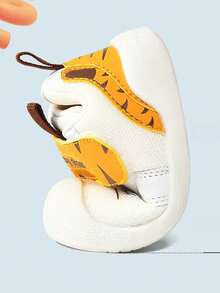 1 Paio di Scarpe Sportive Casual Unisex per Bambini, Design in Rete e PU Traspirante, Suola Piatta Antiscivolo, Adatte per Tutte le Stagioni