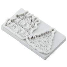 Christmas Silicone Mold Christmas Tree Fondant Molds Christmas House Chocolate Mold Christmas Theme Cake Decoration Cupcake Topper Candy Polymer Clay Gum Paste Christmas Christmas Decorations Christmas Pajamas Christmas Gifts Christmas Decor - Grey - View 6