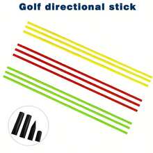 All-In-One Golf Alignment Stick | Golf Training Aid For Aiming, Putting, Stance Correction And Golf Practice - Multicolor - View 2
