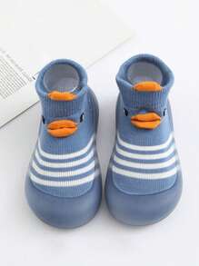 婴儿男女童防滑室内学步袜透气保暖弹力袜鞋底保护脚趾户外袜