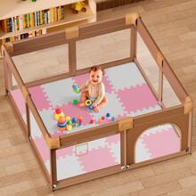 16 Tiles Baby Play Mat For Floor, EVA Foam Baby Floor Play Mat With 0.6 Inch Thick Interlocking Foam Tiles, Foam Floor Tiles For Baby, Toddlers And Kids