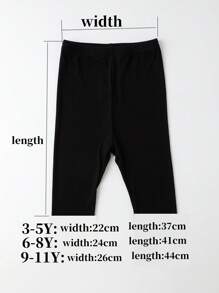 1/2 件儿童凉爽柔软透气 3/4 紧身裤，适合春夏季日常穿着
