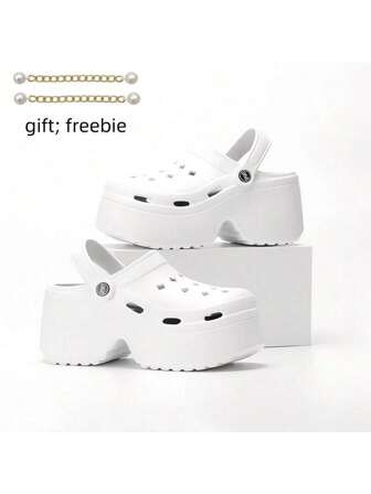 صنادل مغلقة الأصابع بنعل سميك للنساء موديل 2025، أحذية شاطئ صيفية من الإيفا، مقاومة للانزلاق، بتصميم منصة وبدون كعب