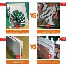 Quadro Decorativo Lua e Cão MDF Mosaico Sala Quarto Escritório Impressão Em Hd - Branco - Visão 7