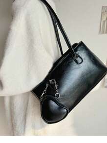 春夏新款女士单肩包，时尚心形腋下包，韩版小众设计百搭手提包，高品质Ankla红色单肩手提包托特包，