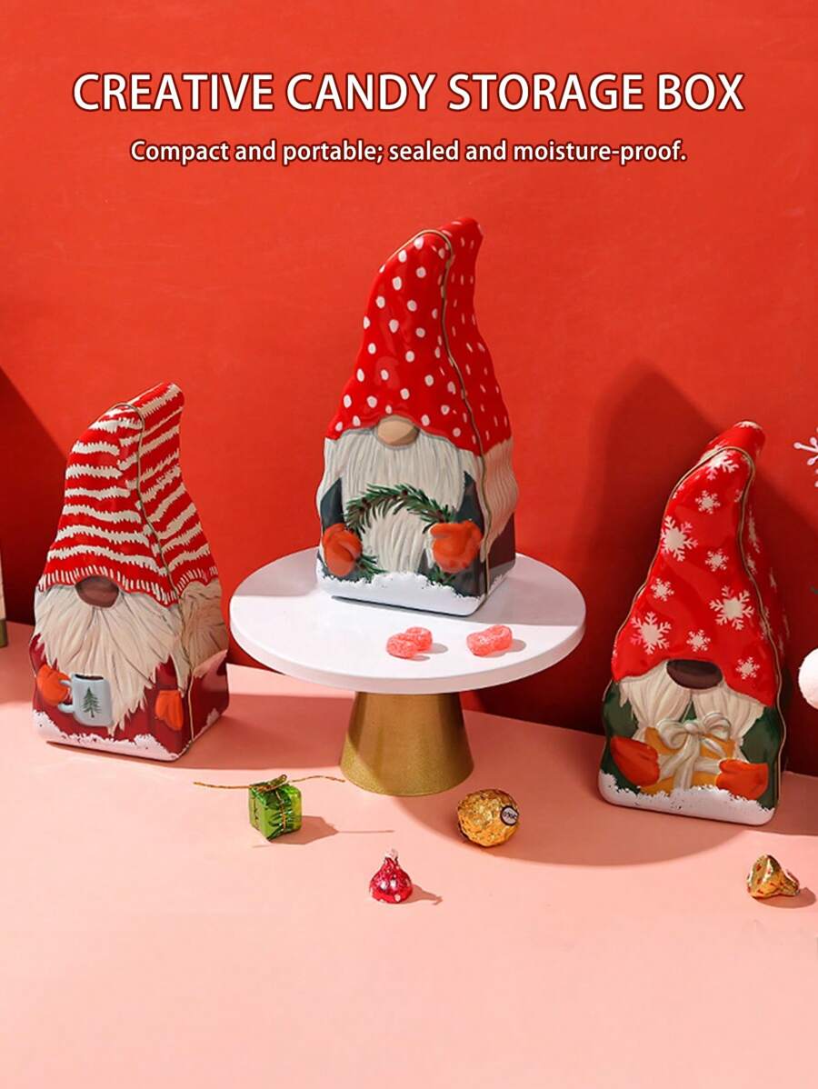 1 pezzo Scatola regalo di Natale - Design festivo rosso e verde "Buon Natale", adatta per caramelle, cioccolato e piccoli regali - Ideale per decorazioni natalizie, bomboniere, calze di Natale