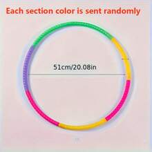 可拆卸 PVC 材质 - 丰富多彩的选择，适合健身、舞蹈和户外活动 - 轻巧耐用的设计，适合派对、节日、生日和所有年龄段、派对游戏 | 有趣的健身配件 | 易于存储的设计、健身圈、圣诞节选择