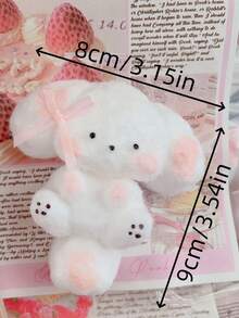 1 件创意弹力小鸡挤压减压柔软玩具，可爱卡通迷你挤压玩具，生日礼物 - 黃色 - 查看 4