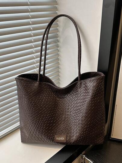 复古大容量纯色女士单肩包，多功能斜挎包，女士单肩包，大容量斜挎手提包，休闲工作包