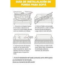 3 Pieza Funda Cubre Sala con Falda Tipo Plumeti Funda de Sofá Lavable Elástica Fácil de Instalar Fundas para Sillones Sala  (1 plaza, 2 plazas, 3 plazas) Decoración Sala Rojo - Burdeos - Ver 8