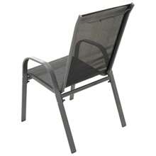 Stacking Chairs - CanopyBlackFrameAnthracite - View 5