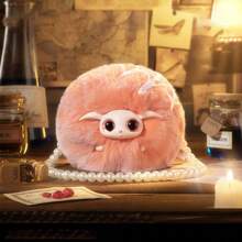 MINISO 哈利波特神奇生物毛绒公仔盲盒，采用优质毛绒材料制成，背包挂件，办公室空间装饰，完美的生日礼物（1 件，随机发货）