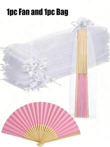 10/20/30/50/100个装欧根纱礼品袋，适用于折叠手扇收纳、透明袋、长方形礼品袋、工艺包装袋、派对婚礼回礼；生日礼物、牛皮纸袋、周岁生日礼物、粉色圣诞包装纸、小礼盒、礼品袋 - 彩色 - 查看 11