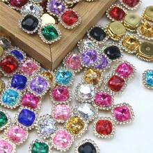 30pcs Heart Shaped Random DIY Sewing Decoration, Modern PMMA DIY Decoration For Sewing