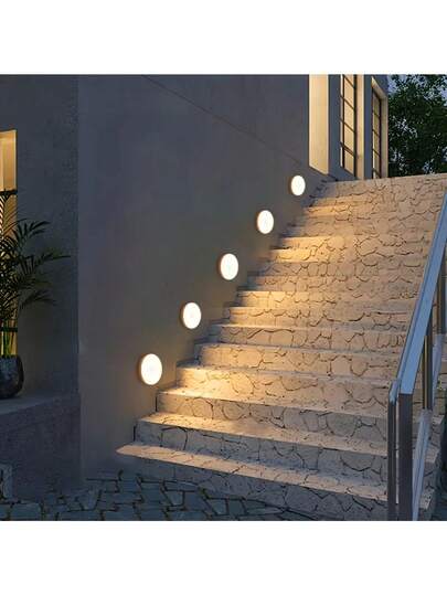 USB 可充电 LED 运动传感器夜灯，亮度可调，适用于客厅、浴室、卧室、楼梯