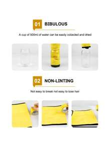 400GSM Super Soft Microfiber Car Wash Towel, Double-Sided, High Absorbency, No Scratch