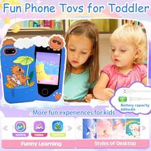 Điện thoại đồ chơi thông minh 2.8 inch dành cho trẻ em, bao gồm thẻ nhớ 32GB, 14 trò chơi và 12 ứng dụng theo dõi thói quen, món quà giáo dục tốt nhất cho bé trai và bé gái, món quà Giáng sinh thú vị cho trẻ em từ 3-12 tuổi. - Nhiều màu - Xem 5