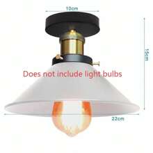 1 件现代简约餐厅吊灯，意式简约黑色裙灯适用于客厅、酒吧、茶室，复古高端单/3 头吊灯 - 220MM小雨傘吊燈 - 查看 17