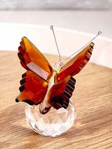 1pc Creative Crystal Butterfly Desktop Decor Ornament, Gift For Kids, Friends, Girlfriends, Birthday - Multicolor - View 17
