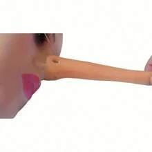 1pc Rubber Long Nose, Fake Nose, Funny Flesh Nose, Clown Nose, Cosplay Nose - Perfect For Party Show