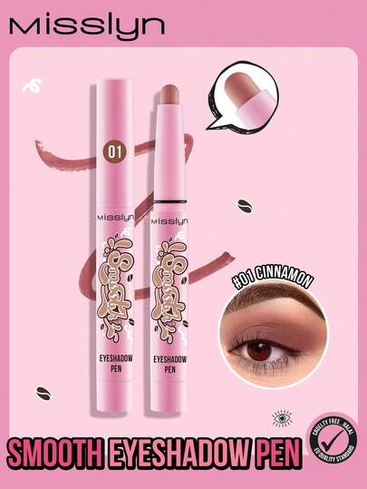  MISSLYN-Smooth Eyeshadow Pen,Eyeshadow Pen, Eyeshadow Pencil, Eyeshadow Pencil Highlighter, Eyeshadow Pen Colour, Eyeshadow Stick Shimmer, Highlighter Waterproof Eyeshadow Pen, Colour Pop Eye Makeup, Long Lasting Smudge Proof Eyeshadow Pen, Shimmer Eye Makeup, Creamy Eyeshadow Pen