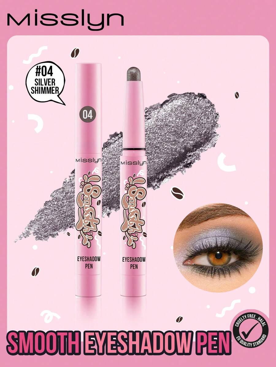 Bút kẻ mắt MISSLYN Smooth Eye Shadow Pencil, Bút kẻ mắt, Bút kẻ mắt highlight, Bút kẻ mắt màu, Bút kẻ mắt nhũ, Bút kẻ mắt highlight chống thấm nước, Trang điểm mắt nhiều màu sắc