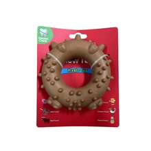 Chew-Resistant Nylon Dog Toy, Peanut Flavored Sweet Donut Shaped Dental Chew Bone, Teeth Cleaning & Boredom Relief Interactive Chewing Toy For Small/Medium Dogs - Multicolor - View 11