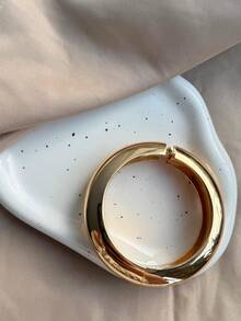 1 Piece Asymmetrical Geometric Bracelets With Gold And Silver Spring Clasp In Minimalist Style - IPL256096-1 - 查看 4