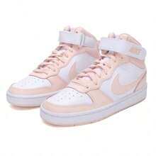 Nike Girls' Casual Sneakers, Minimalist & Practical Multipurpose Kids Shoes CD7782-122 - White/Echo Pink - View 3