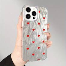 Funda para teléfono, diseño moderno y transparente de gasa, compatible con phone 11, 12, 13, 14, 15, 16 Pro Plus. Ideal para cumpleaños, chicas y chicos. - transparente - Ver 4