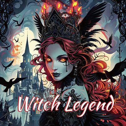 1pc Gothic Witch Themed Coloring Book, Mysterious Dark Fantasy, Pearlescent Paper Cover, 20 Pages Upgraded Thick Paper (120g Inner Pages), Single-Sided Coloring, Beautiful Intricate Illustrations, Great Gift For Friends, Lovers And Family, Suitable For Valentine's Day, Easter, New Year, Gothic Enthusiasts, Office Supplies, Art Supplies, School Supplies, Back To School Season