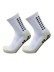 4/5/6 双男式防滑足球/篮球运动袜,带防滑垫,防滑袜 - 彩色 - 查看 21