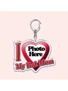 定制钥匙扣，情侣钥匙扣，情人节礼物，送给男朋友/女朋友的定制“我爱我的男朋友/女朋友”钥匙扣，送给他/她的定制钥匙扣和配饰，夏末，色彩缤纷，可爱，萌，有趣，卡哇伊，Y2K，时尚，男女皆宜，休闲，定制，个性化，独特，送给他的理想礼物，送给她的理想礼物，她，男朋友，女朋友，家人，朋友