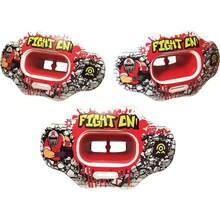 Protector bucal para labios MAXX/Might Football y protector de labios deportivo de alto impacto para adultos y jóvenes (correa incluida) (dos capas), sin funda (adulto 8+)) - 1 - Ver 8