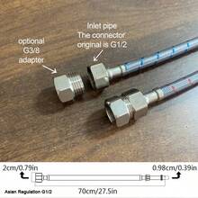 1 zestaw kuchenny i balkonowy kran do zlewu, 3-trybowy obrotowy kran z ciepłą i zimną wodą z akcesoriami montażowymi i wężem do umywalki