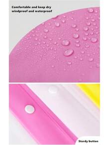 Pack Waterproof Raincoats Reusable,EVA Rain Ponchos Emergency Rain Children, Boys And Girls - Black (2-pack) - View 11