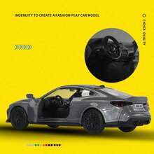 Makeda 1：36比例宝马M4 CSL锌合金一体式压铸合金汽车模型，创意模型玩具摆件，适合青少年成人收藏模型，可作为房间装饰礼物