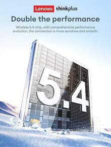 Lenovo 联想 LP5PRO 蓝牙耳机和保护壳组合套装，半入耳式，立体声，高清语音通话带麦克风，音乐，游戏，运动，低延迟，超长电池寿命，硅胶耳塞，被动降噪，无线耳塞 - 黑色耳機+保護套 - 查看 9