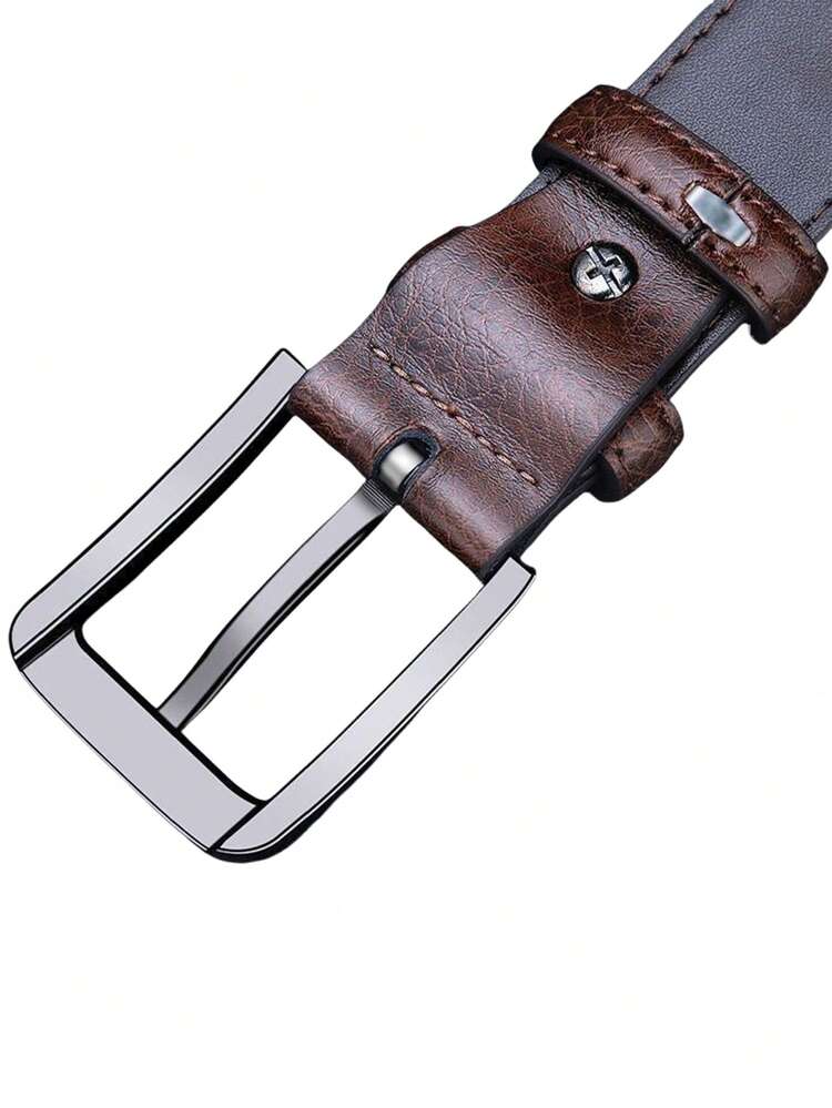 1 件新款男士皮带合金针扣香香腰带百搭简约复古青年牛仔裤腰带秋季、秋季、万圣节秋冬配饰，适合青少年、青年、男士、休闲、户外、运动、度假、毕业礼物、生日、日常穿着 - 彩色 - 查看 8