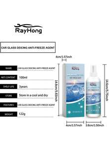 Car Windshield Deicing & Anti-Freeze Spray, Prevents Fogging & Dust, Ensures Clear Visibility - Multicolor - View 9