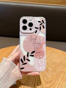 Juego de 4 en 1: Funda para teléfono + Cargador estándar del Reino Unido + Cable de datos, diseño con estampado de hojas, estuche protector de carga rápida compatible con iPhone 7/8/7+/8+/X/XS/XR/XSMax/11/11Pro/11ProMax/12/12Pro/12ProMax/12Mini/13/13Pro/13ProMax/13Mini/14/14Pro/14Plus/14ProMax/15/15Pro/15Plus/15ProMax/16/16Pro/16Plus/16ProMax a prueba de agua, a prueba de golpes, resistente a caídas y arañazos - Multicolor - Ver 4