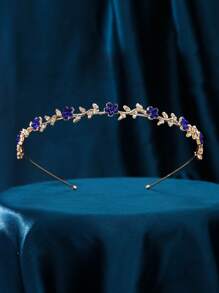 1 buc. Accesorii pentru păr pentru coroană de mireasă ale zeiței prințesei elegante metalice