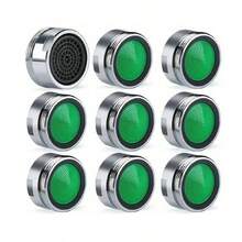 4 Stücke wassersparende Wasserhahn Brausen - austauschbares Gewinde, Anti-Verkalkung, Küchen- und Badezimmer Wasserhahn Filter Aufsatz mit einfacher Installation - Dauerhafte Konstruktion aus anderen Materialien