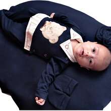 Noah Maternity Outfit For Boy 4 Pieces Of Baby Clothes - 海洋 - 查看 5